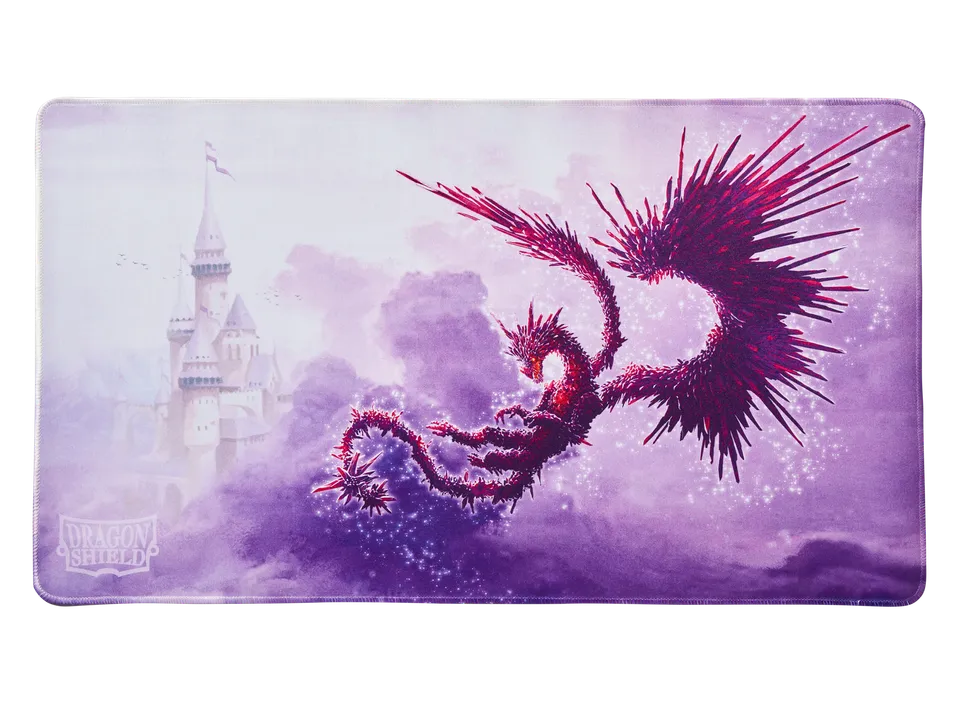 dragon-shield-tcg-playmat-racan-clear-purple-dragon-spielmatte image 1