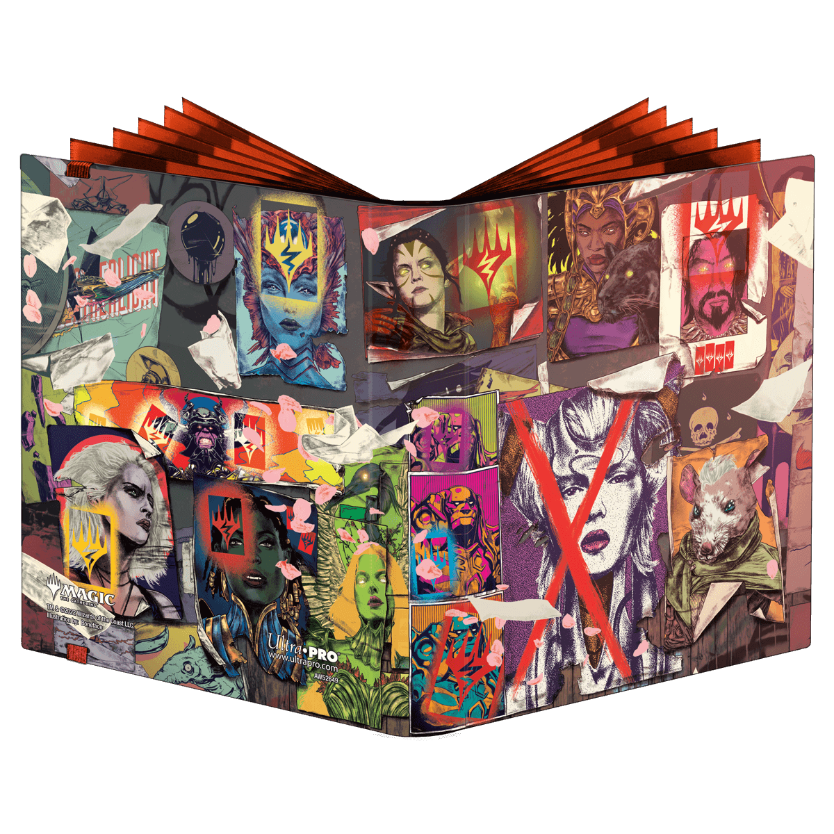 ultra-pro-magic-the-gathering-march-of-the-machine-4-pocket-pro-binder image 1