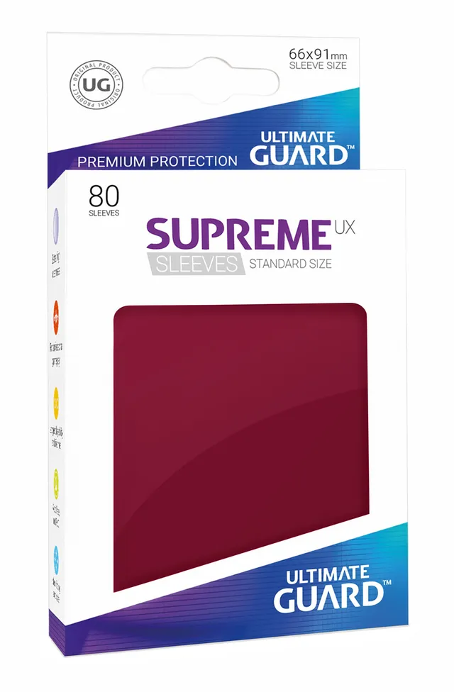 ultimate-guard-supreme-ux-sleeves-standardgr-e-burgundrot-80-st-ck image 1