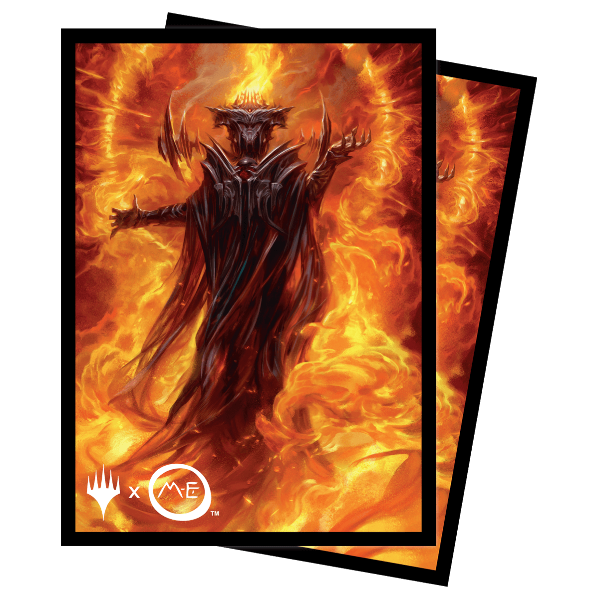 ultra-pro-deck-protector-sleeves-the-lord-of-the-rings-sauron-v2-100ct-f-r-magic image 1