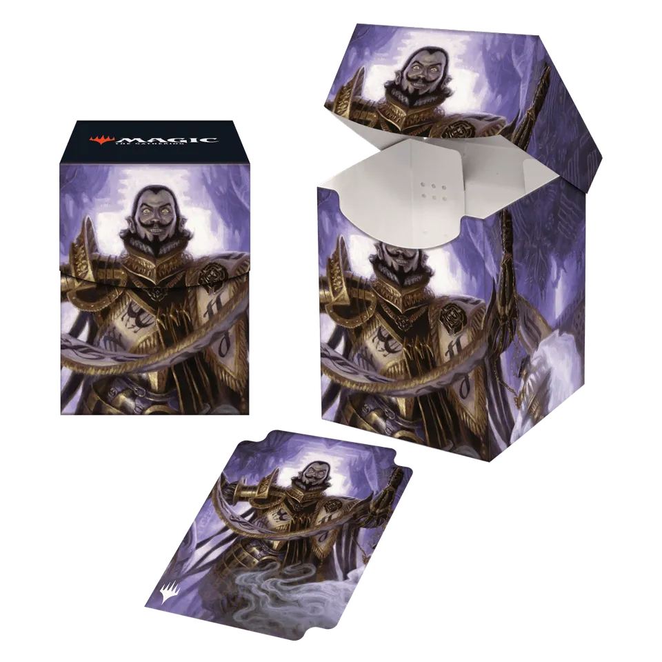 ultra-pro-the-lost-caverns-of-ixalan-clavile-o-first-of-the-blessed-100-deck-box image 1