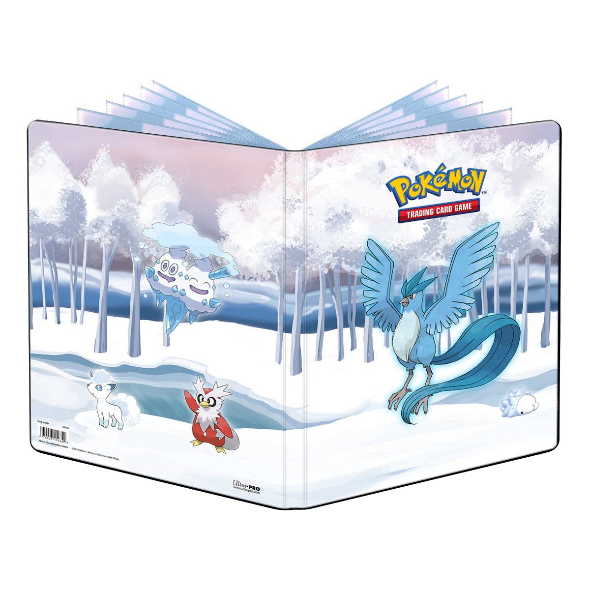 ultra-pro-gallery-series-frosted-forest-9-pocket-portfolio-f-r-pok-mon image 1