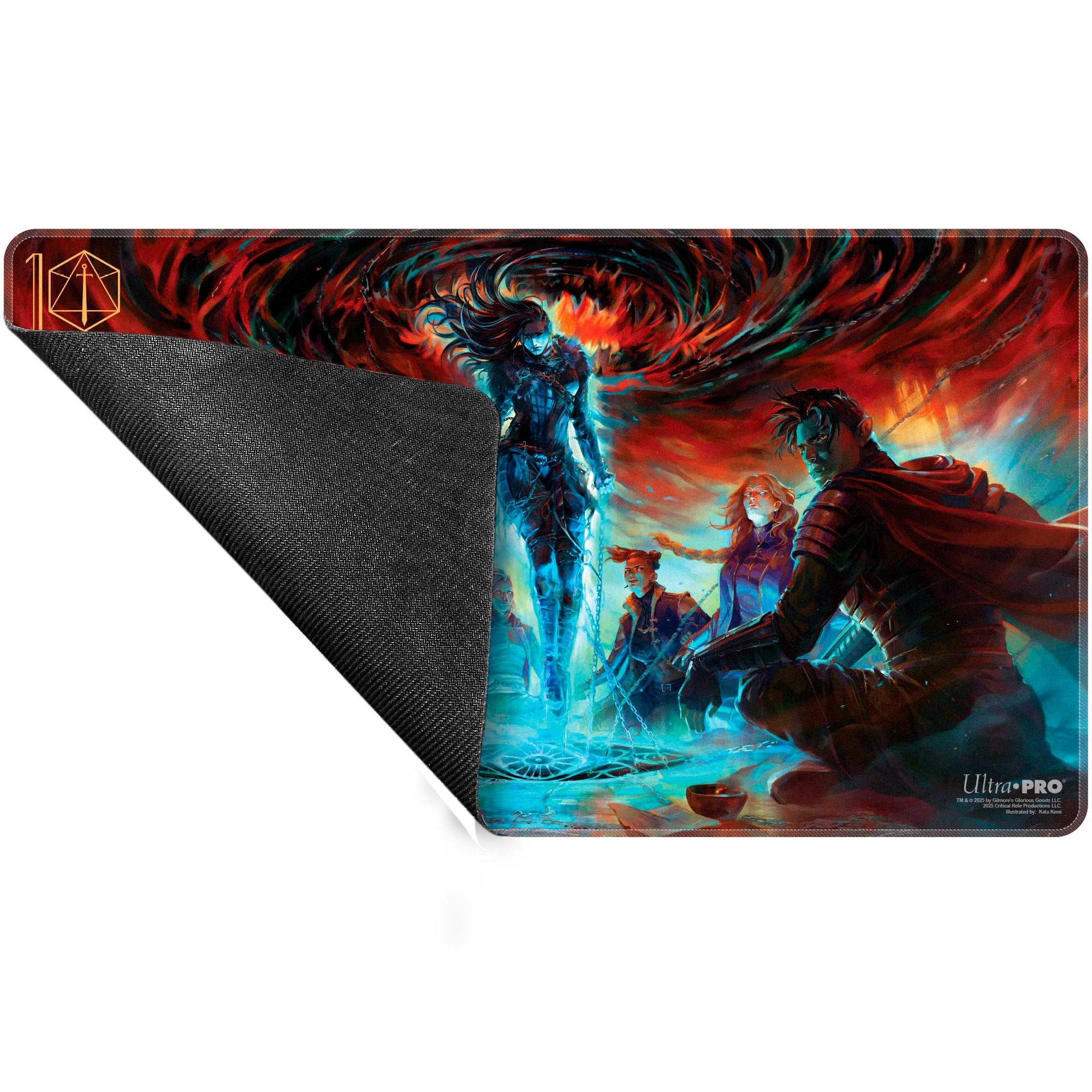ultra-pro-critical-role-baddies-chained-oblivion-stitched-playmat-f-r-tabletop image 3