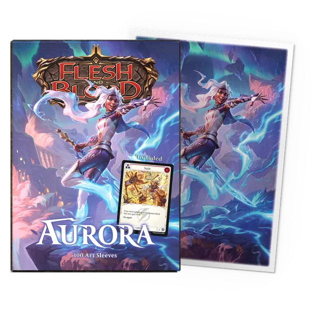 dragon-shield-aurora-matte-art-sleeves-flesh-and-blood image 1