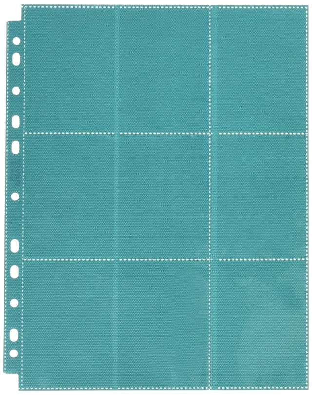 ultimate-guard-18-pocket-pages-side-loading-petrolblau-10er-pack-ordnerh-llen image 1