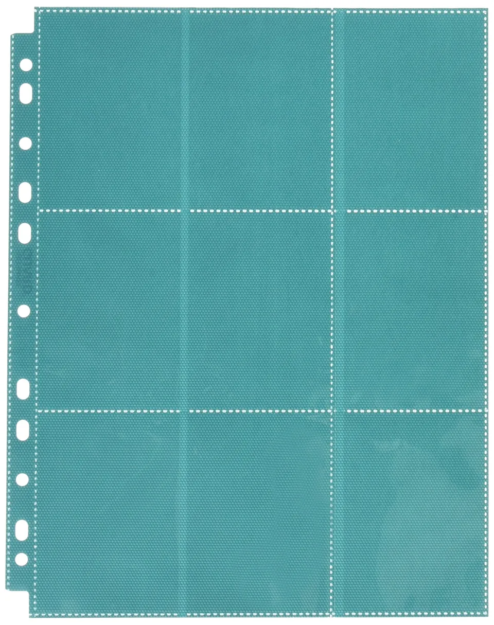 ultimate-guard-18-pocket-pages-side-loading-petrolblau-10er-pack-ordnerh-llen image 1