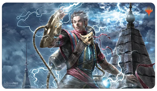 ultra-pro-war-of-the-spark-ral-zarek-alt-art-standard-playmat-f-r-magic-the-gath image 1