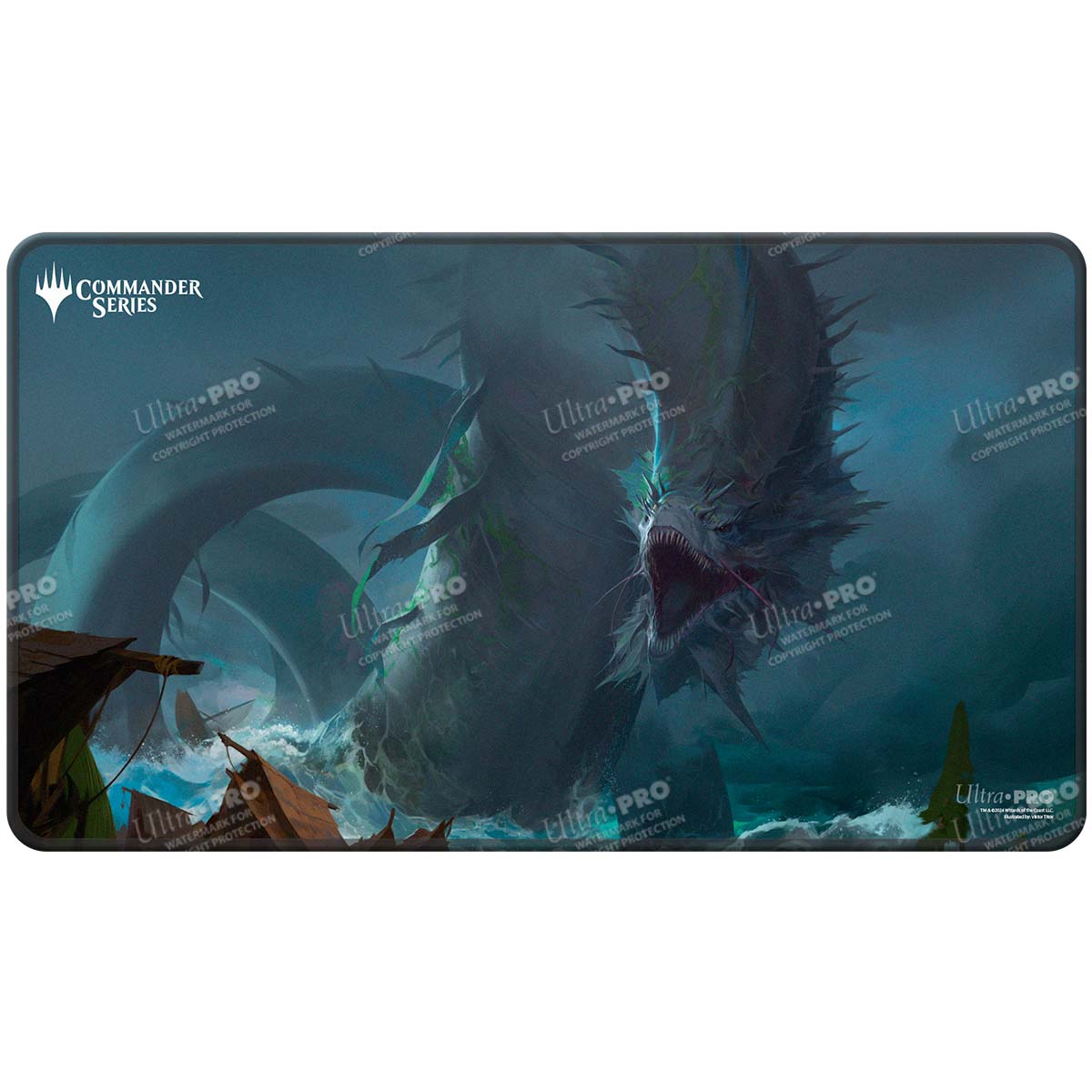 ultra-pro-commander-series-3-enemy-aesi-stitched-playmat-mtg-61-x-34-cm image 1