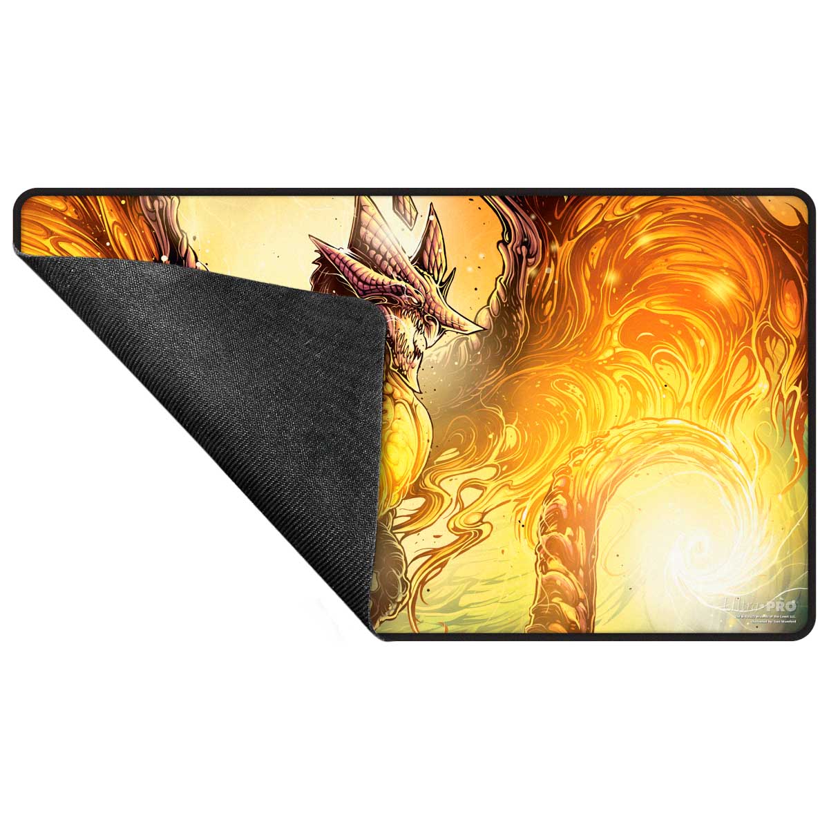 ultra-pro-tarkir-dragonstorm-betor-kin-to-all-black-stitched-playmat-f-r-magic-t image 3
