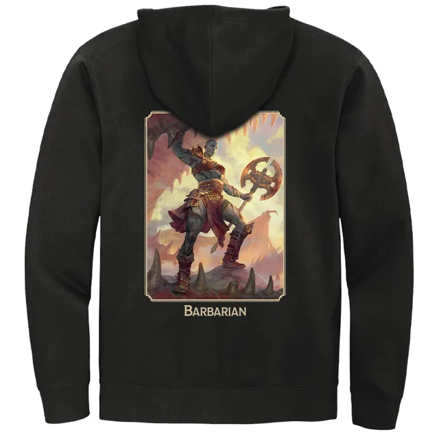 ultra-pro-dungeons-dragons-barbarian-class-hoodie-mit-rei-verschluss image 1