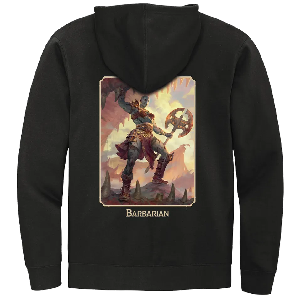 ultra-pro-dungeons-dragons-barbarian-class-hoodie-mit-rei-verschluss image 1