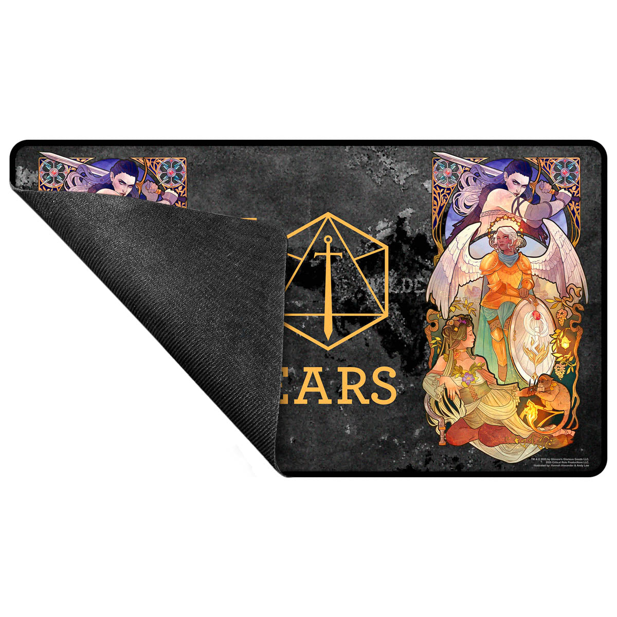 ultra-pro-critical-role-10th-anniversary-stitched-edge-playmat-ashley-johnson image 3