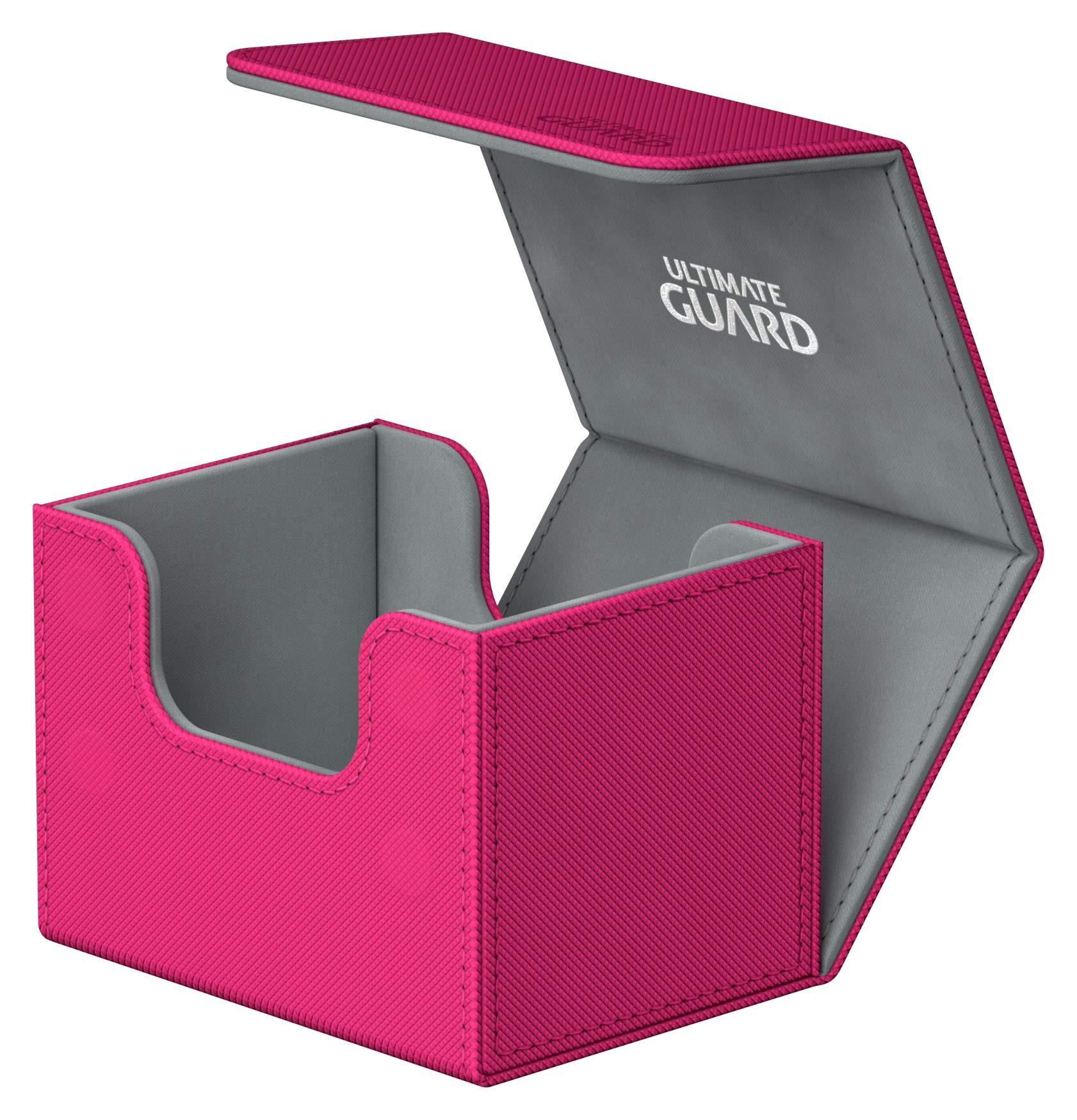 ultimate-guard-sidewinder-100-xenoskin-pink-deck-box image 2