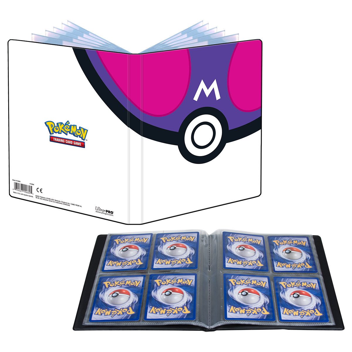 ultra-pro-pok-mon-master-ball-4-pocket-portfolio-f-r-40-karten image 2