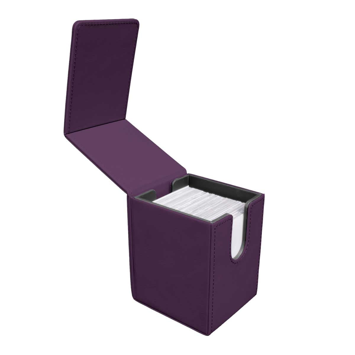 ultra-pro-vivid-alcove-flip-deck-box-midnight-plum-f-r-100-karten image 3