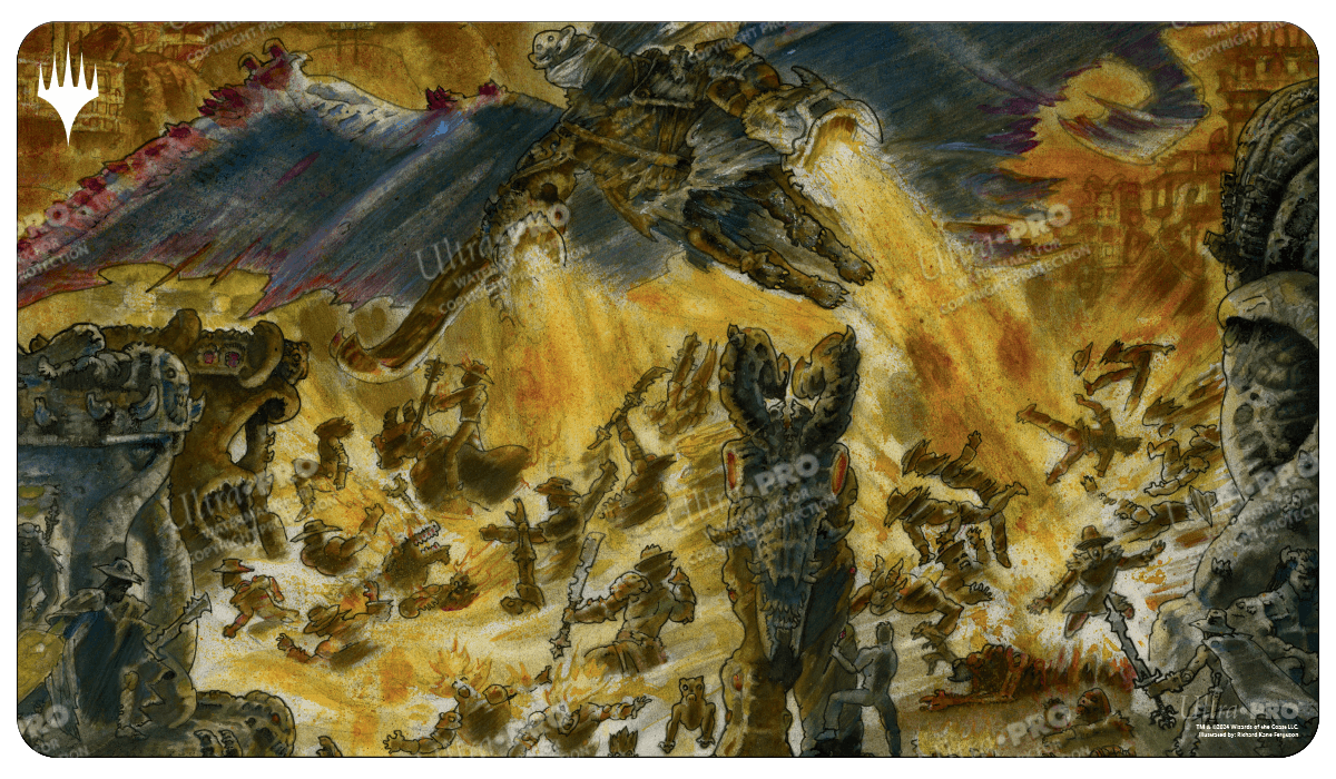 ultra-pro-outlaws-of-thunder-junction-pitiless-carnage-standard-gaming-playmat-f image 1