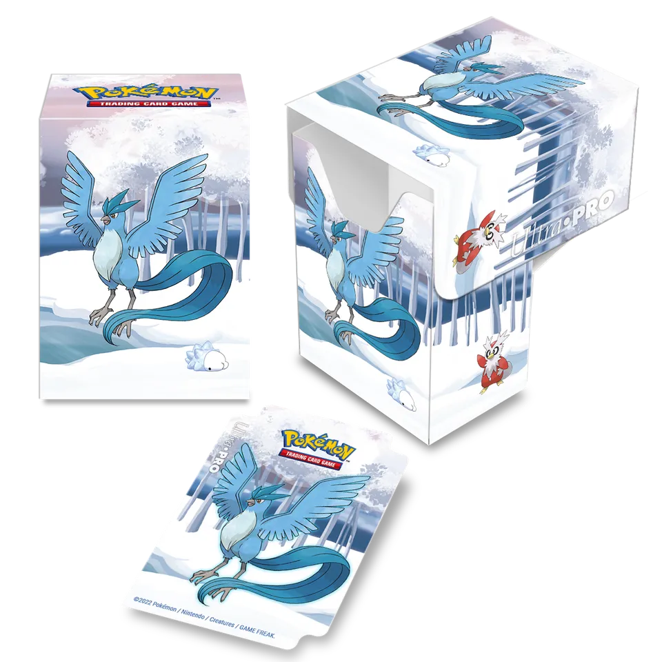 ultra-pro-gallery-series-frosted-forest-full-view-deck-box-f-r-pok-mon image 1