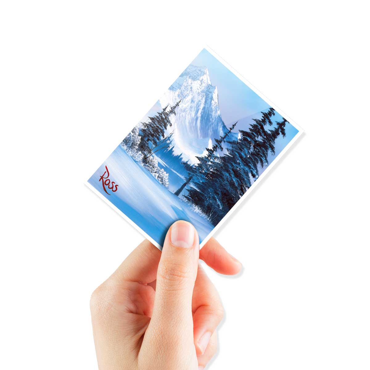 ultra-pro-bob-ross-winter-paradise-apex-deck-protector-sleeves-105ct image 2