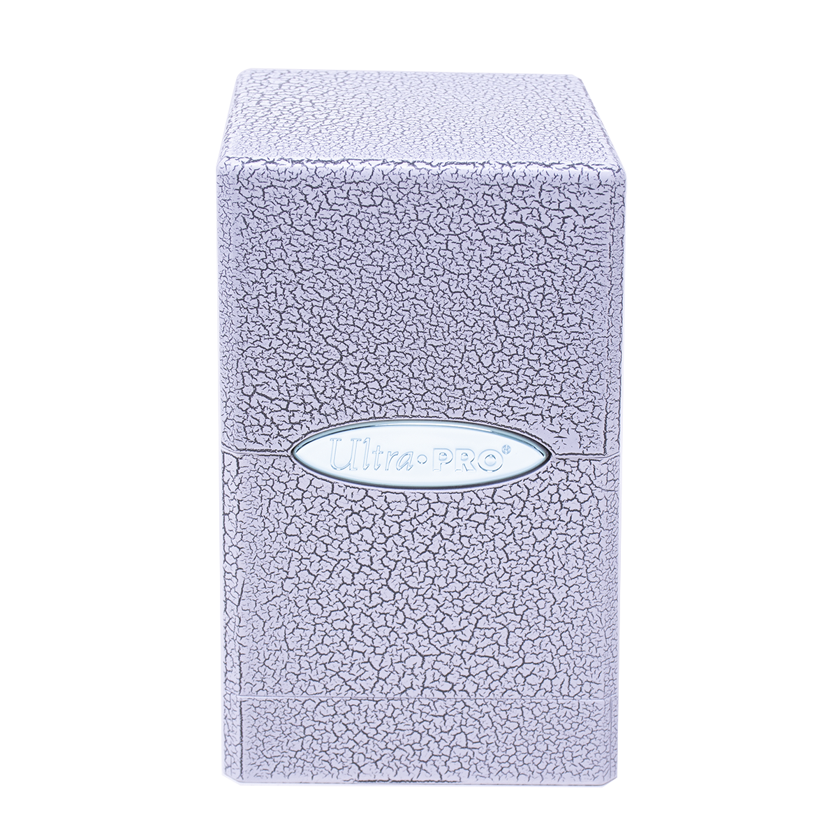 ultra-pro-ivory-crackle-satin-tower-deck-box image 2