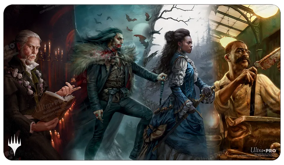 ultra-pro-innistrad-crimson-vow-dracula-ensemble-playmat-spielmatte-61-x-34-3-cm image 1