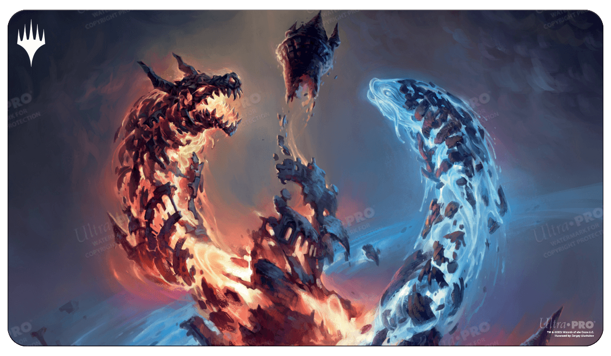 ultra-pro-wilds-of-eldraine-standard-gaming-playmat-restless-spire-magic-the-gat image 1