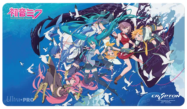 ultra-pro-hatsune-miku-ocean-standard-gaming-playmat-blau-61-x-34-3-cm image 1