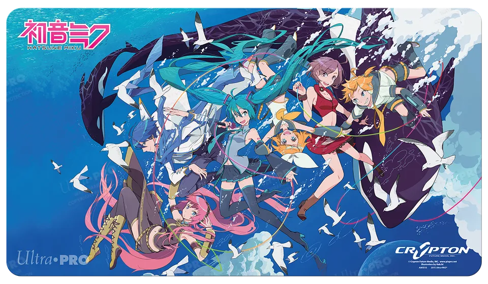 ultra-pro-hatsune-miku-ocean-standard-gaming-playmat-blau-61-x-34-3-cm image 1