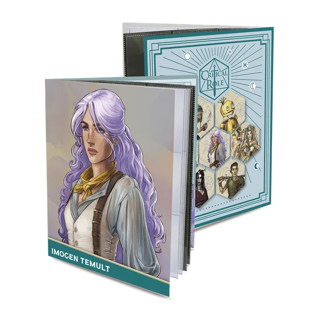ultra-pro-critical-role-bells-hells-imogen-temult-rpg-folio-mit-stickern image 1