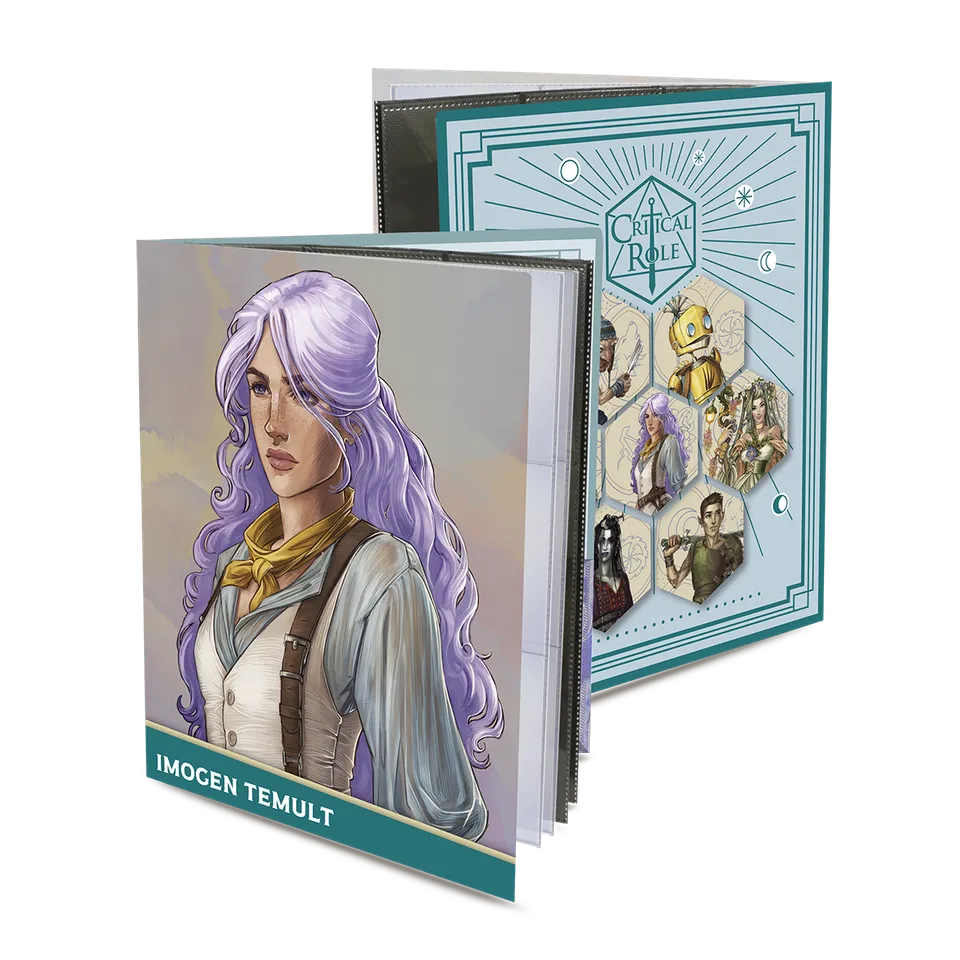 ultra-pro-critical-role-bells-hells-imogen-temult-rpg-folio-mit-stickern image 1