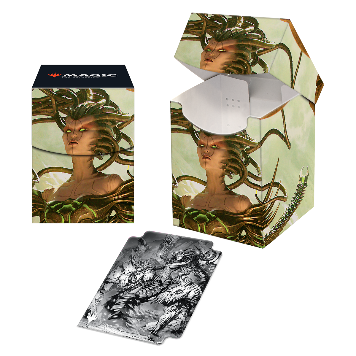 ultra-pro-100-deck-box-phyrexia-all-will-be-one-vraska-betrayal-s-sting-f-r-magi image 1