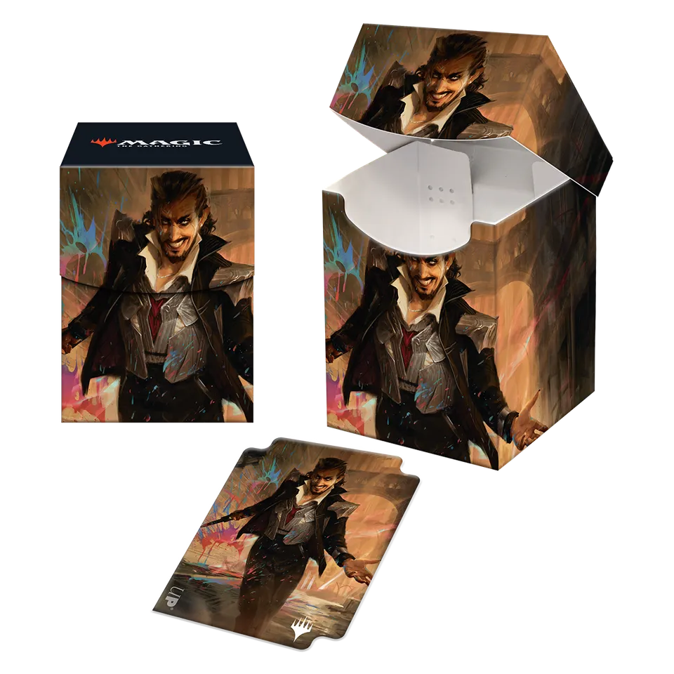 ultra-pro-streets-of-new-capenna-anhelo-the-deacon-commander-100-deck-box-f-r-ma image 1