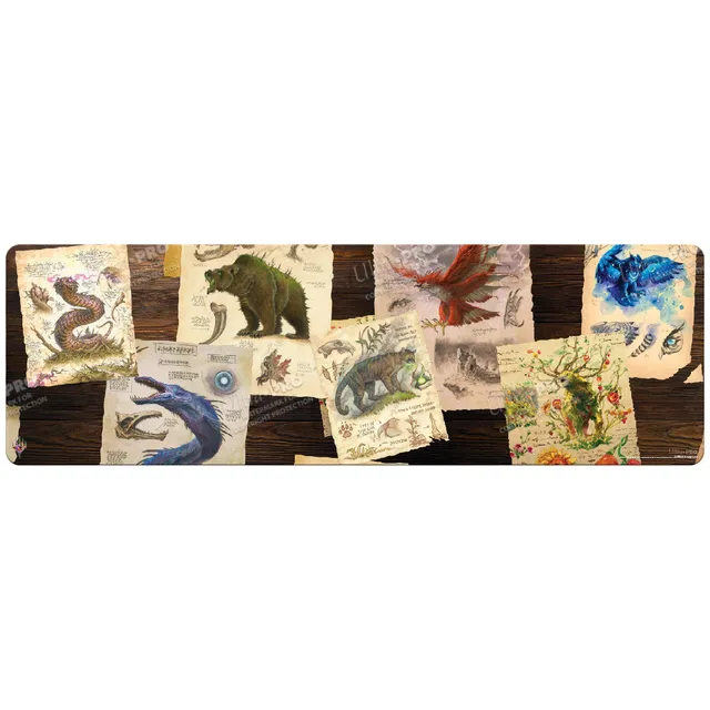 ultra-pro-bloomburrow-calamity-beasts-field-notes-table-playmat-8ft-f-r-magic-th image 1