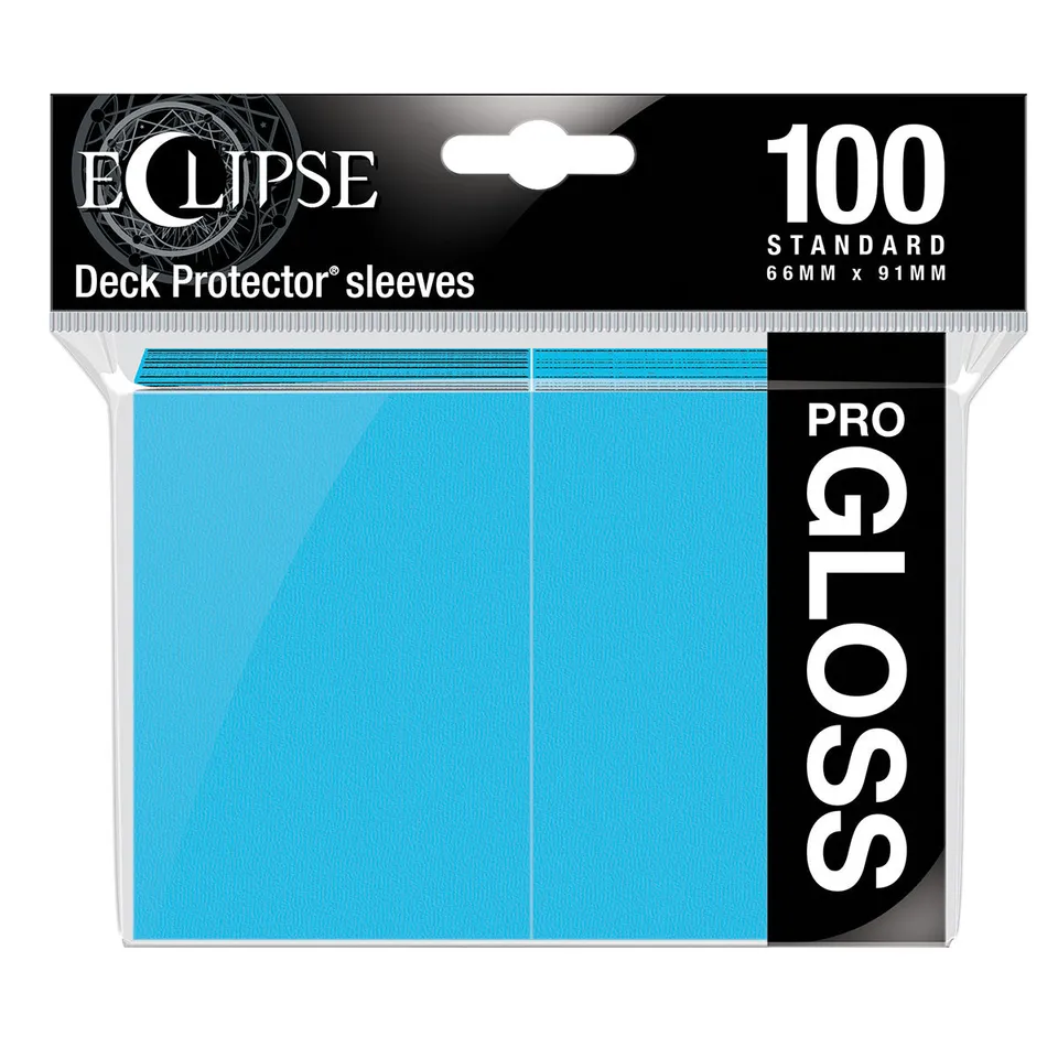 ultra-pro-eclipse-gloss-standard-deck-protector-sleeves-sky-blue-100-st-ck image 1