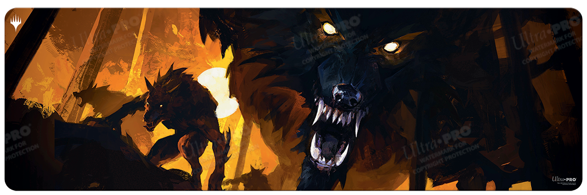 ultra-pro-innistrad-midnight-hunt-draft-booster-key-art-8ft-table-playmat-f-r-ma image 1