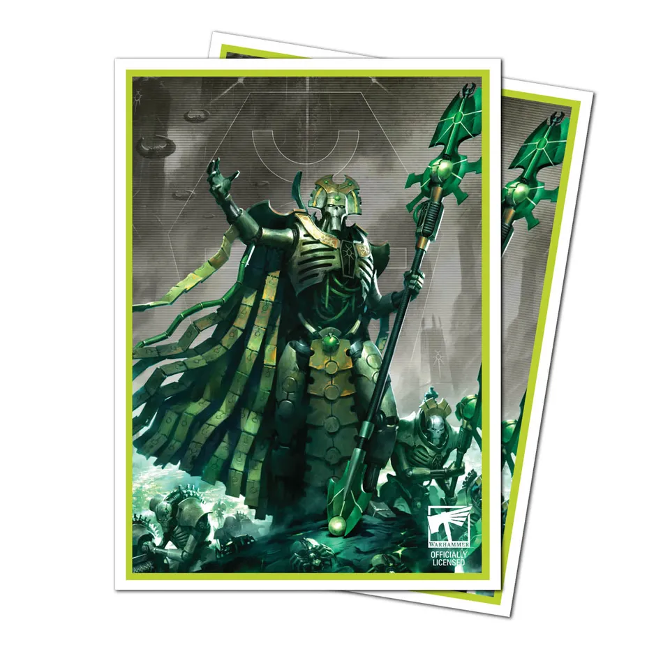 ultra-pro-apex-deck-protector-sleeves-105ct-necrons-f-r-warhammer-40-000 image 1