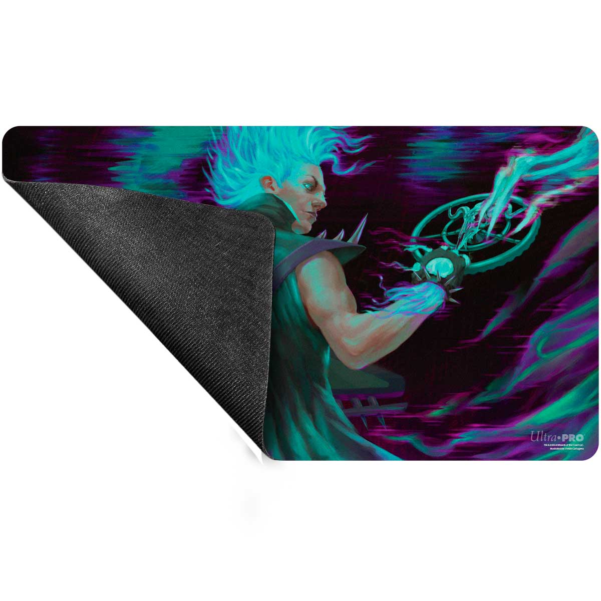 ultra-pro-playmat-magic-the-gathering-aetherdrift-winter-cursed-rider-24-x-13-5- image 4