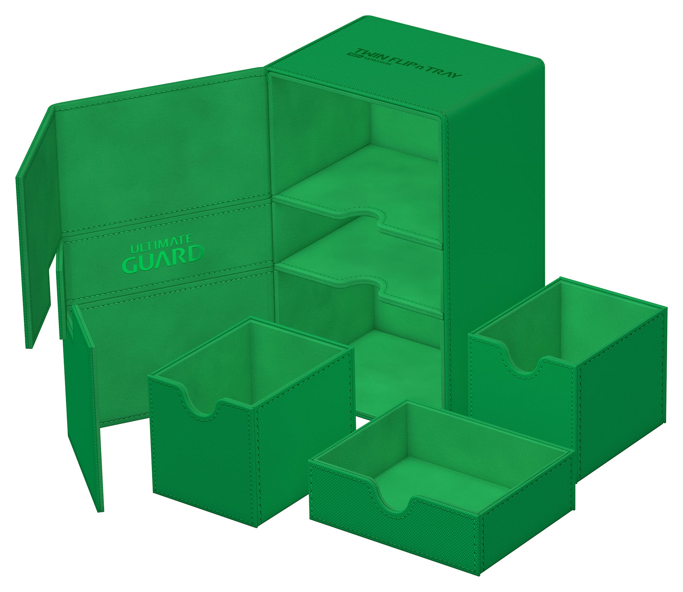 ultimate-guard-twin-flip-n-tray-160-xenoskin-deckbox-gr-n image 6