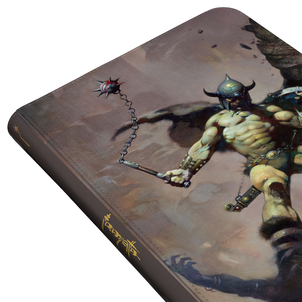 ultra-pro-artist-spotlight-frank-frazetta-warrior-with-ball-and-chain-9-pocket-z image 4