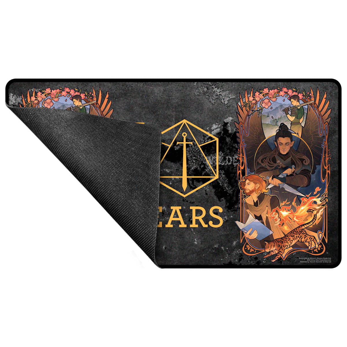 ultra-pro-critical-role-10-year-anniversary-stitched-edge-playmat-liam-o-brien-f image 3