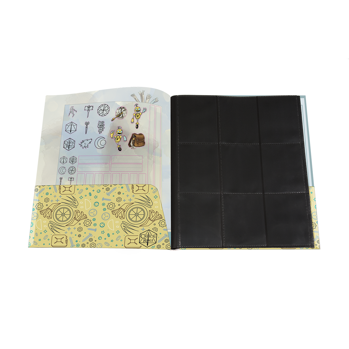 ultra-pro-critical-role-bells-hells-fresh-cut-grass-rpg-folio-mit-stickern image 2
