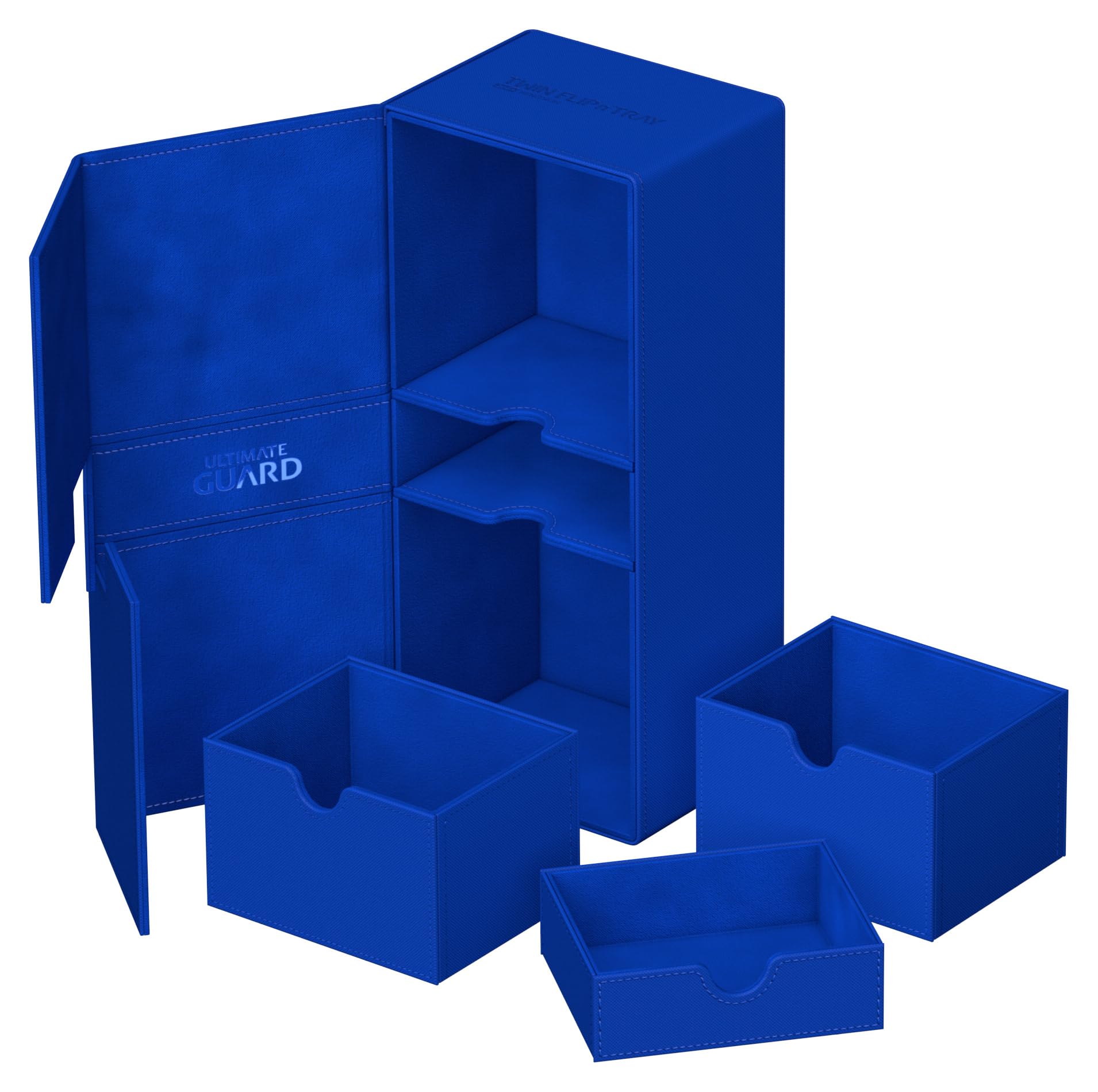 ultimate-guard-twin-flip-n-tray-266-xenoskin-blau-deck-box image 6