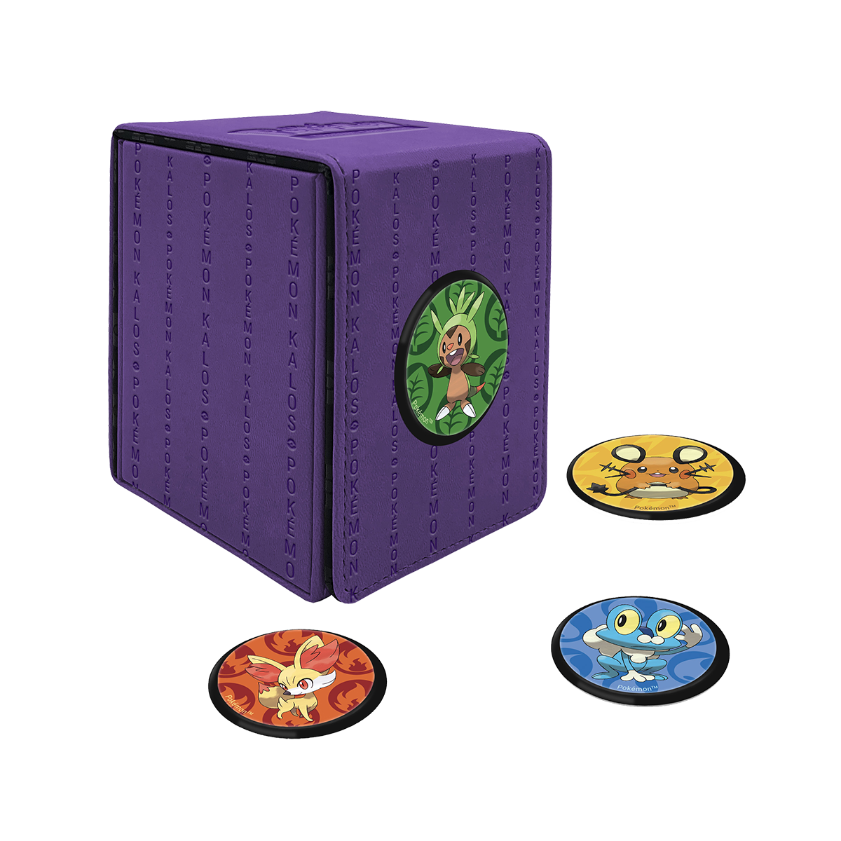 ultra-pro-pok-mon-alcove-click-deck-box-kalos-mit-4-badges image 1