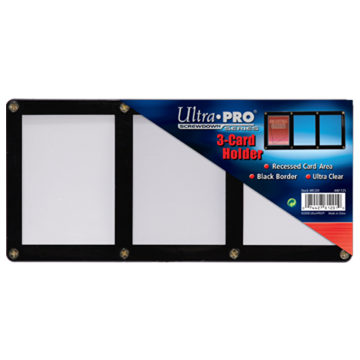 ultra-pro-3-card-black-frame-screwdown-holder image 2