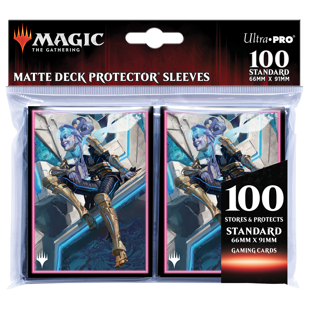 ultra-pro-kamigawa-neon-dynasty-kotori-pilot-prodigy-standard-deck-protector-h-l image 2