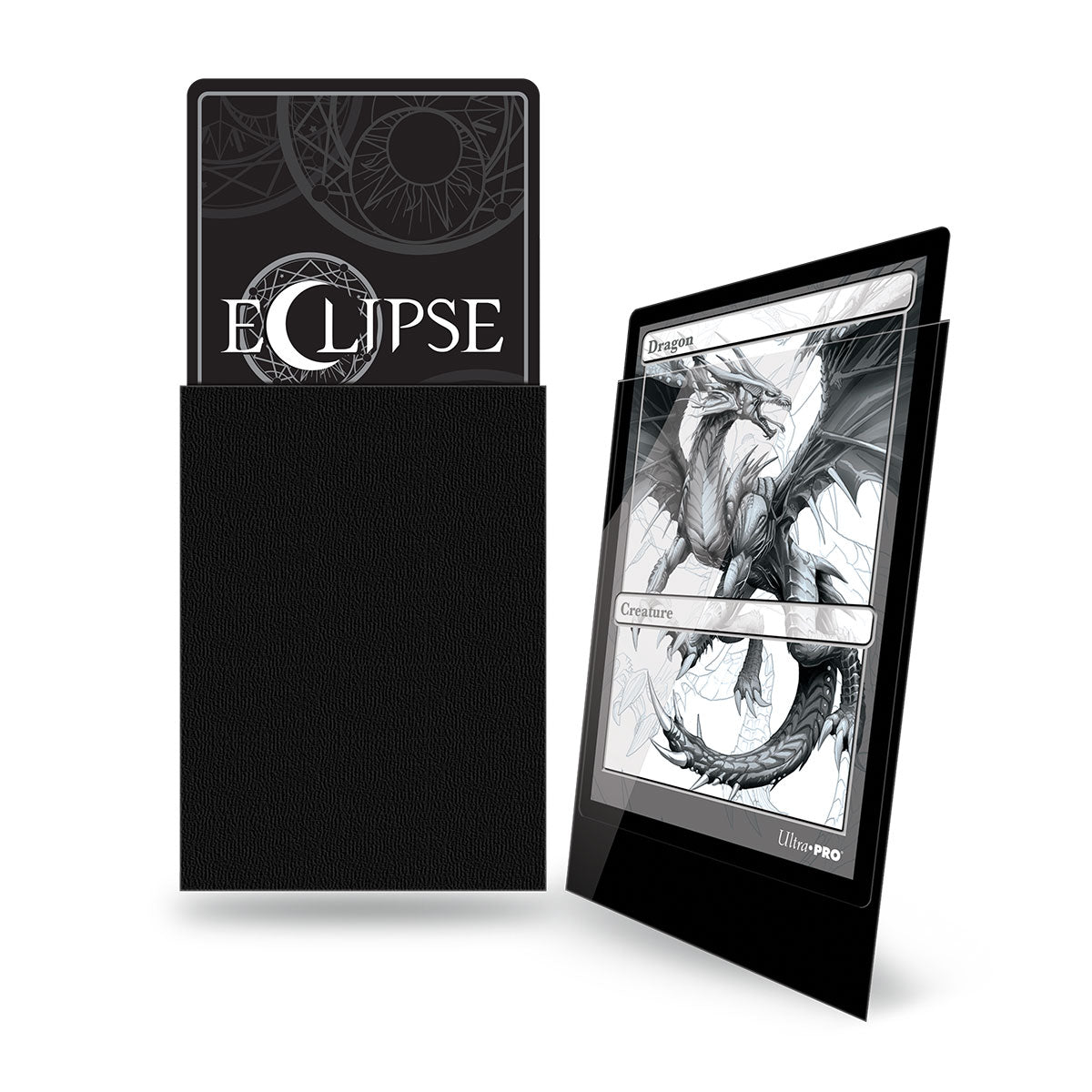 ultra-pro-eclipse-gloss-standard-deck-protector-sleeves-100ct-jet-black image 2