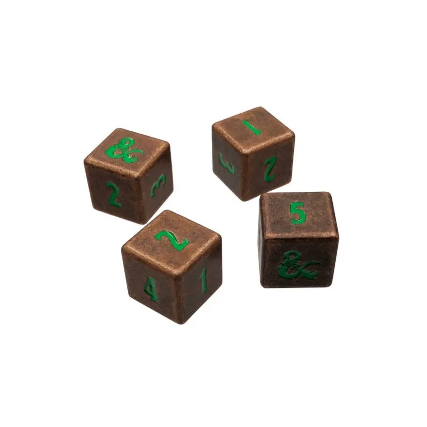 ultra-pro-heavy-metal-feywild-kupfer-gr-n-d6-w-rfel-set-4-st-f-r-dungeons-dragon image 1