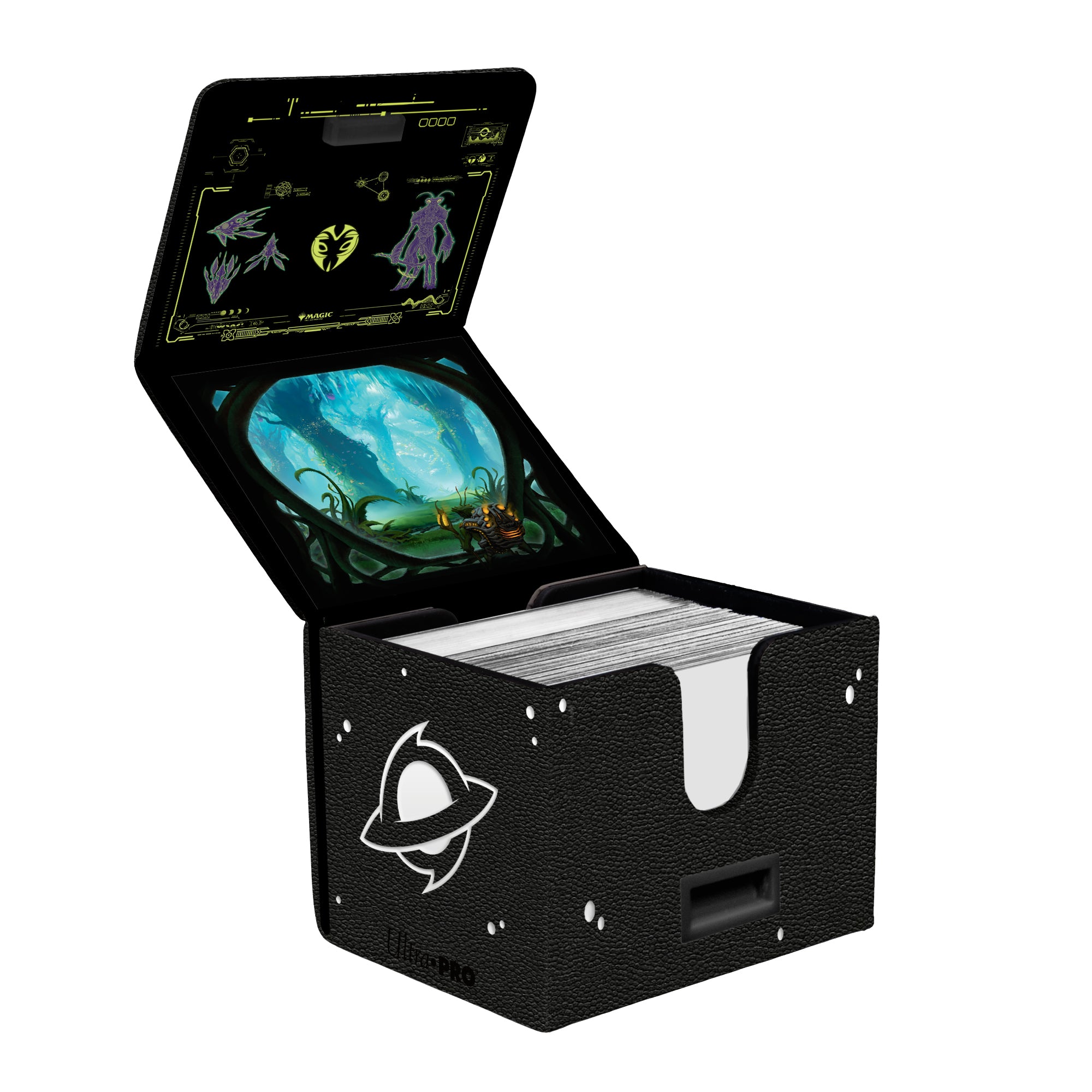 ultra-pro-edge-of-eternities-evendo-waking-haven-alcove-edge-deck-box-f-r-magic- image 2