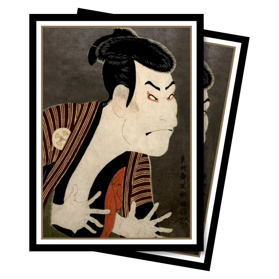 ultra-pro-fine-art-the-actor-toshusai-sharaku-standard-deck-protector-sleeves-65 image 1