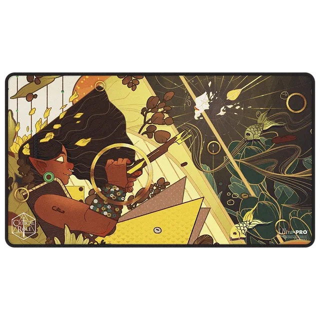 ultra-pro-critical-role-mighty-nein-veth-brenatto-playmat-black-stitched image 1