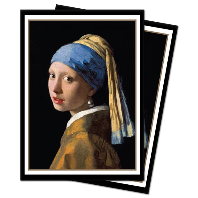 ultra-pro-fine-art-das-m-dchen-mit-dem-perlenohrring-standard-deck-protector-sle image 1